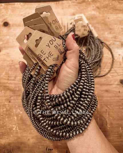 Western Pearl Layered Mini Necklace