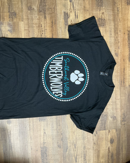 SWV Timberwolves Circle Logo Tee