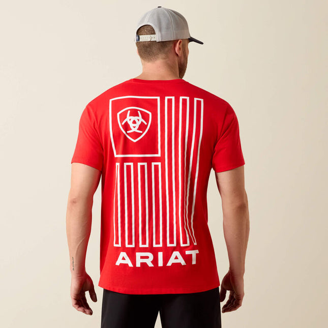 Mens Ariat flag tshirt