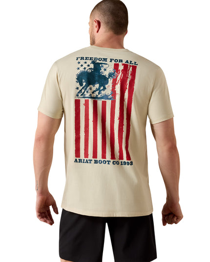 Men's Ariat Split Freedom Painted SS Shirt