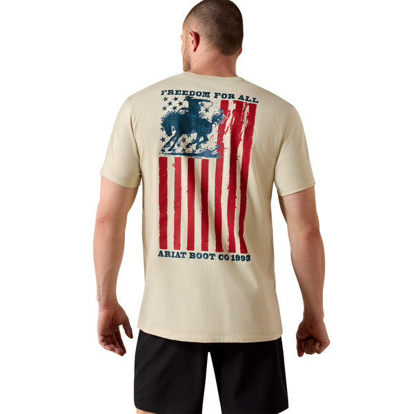Men's Ariat Split Freedom Painted SS Shirt
