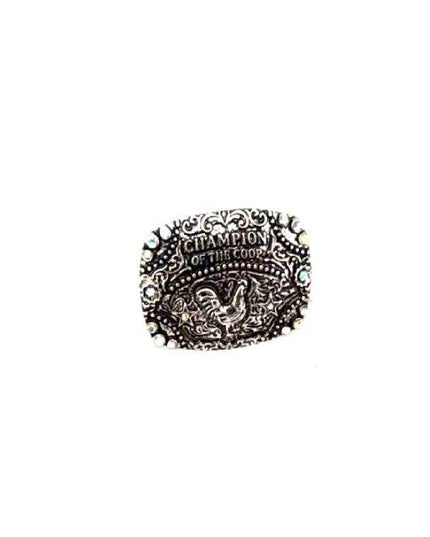 Western Champ Of Coop Cuff Ring