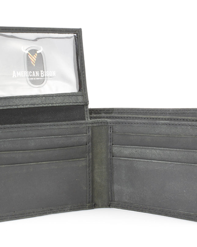 Bi-Fold Men’s Wallet with American Flag ABMW 25-2005