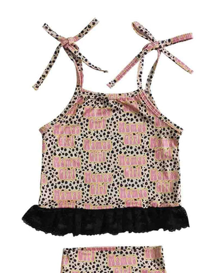 Baby girls western Mama‘s girl bummie sets