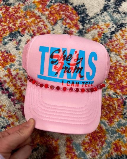 She's From Texas I Can Tell Trucker | Western Hats | Rodeo