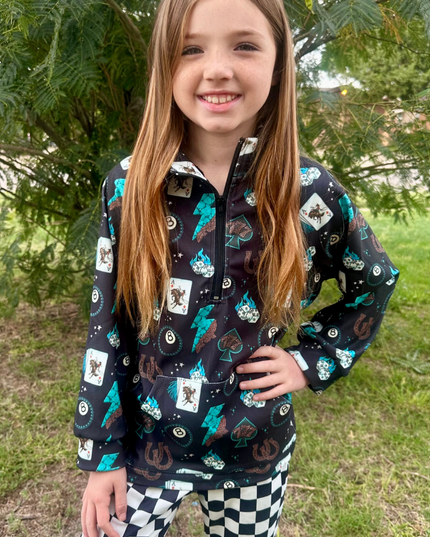 Cowgirl Charm Kids Pullover