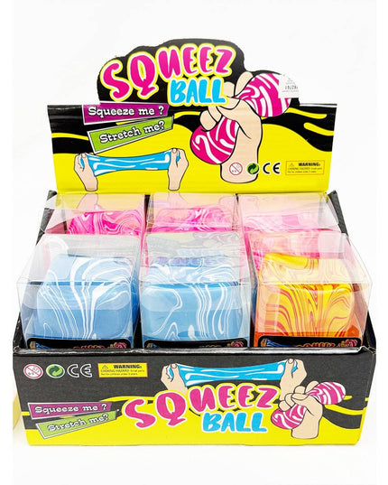 Fluid Pattern Squeeze Cube Slime
