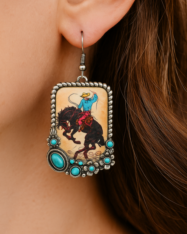 Wild Rider Turquoise Drops