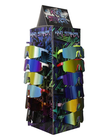 Sunglass for Men Women Counter Display 36 pcs + Display New