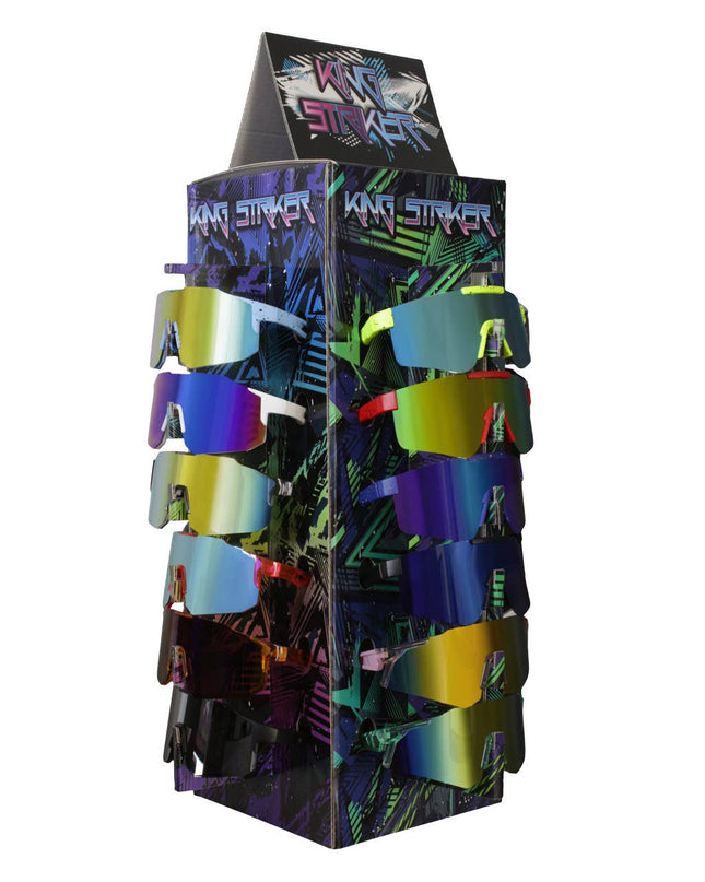 Sunglass for Men Women Counter Display 36 pcs + Display New