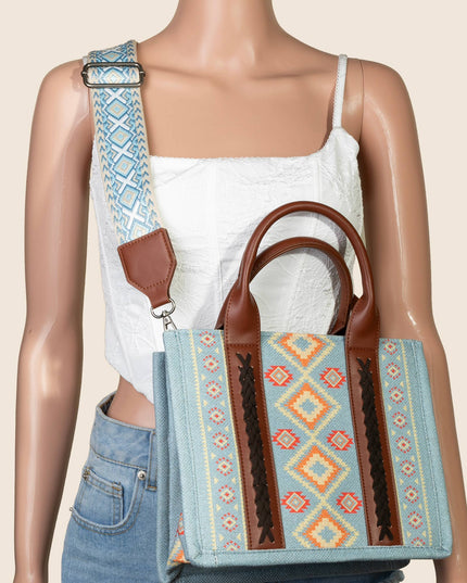 Boho Western Pattern Square Bag