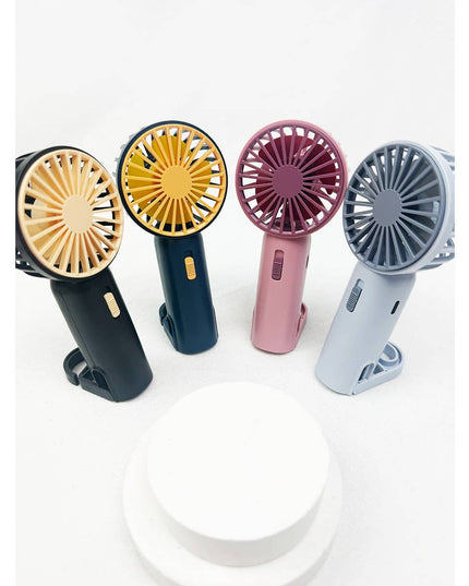Portable Hand Fan with Pull out Stand