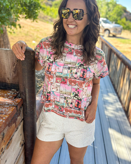 Glitter and Grit Top