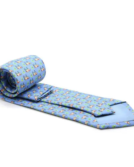 Ferrecci - Men's Business Casual Necktie & Hanky Set - CSCow