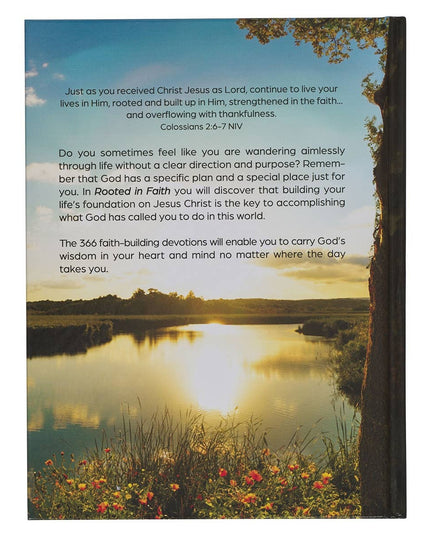Devotional Rooted in Faith Hardcover