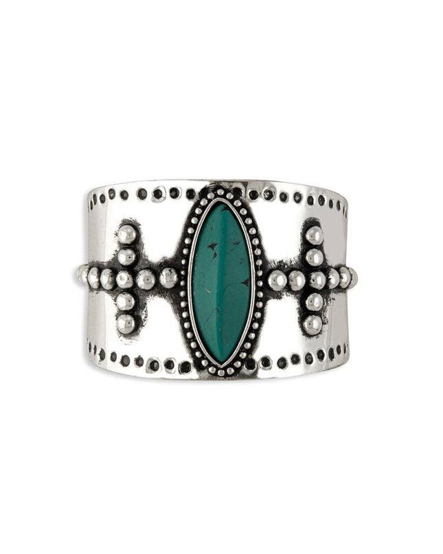 Forever Faith Silver Cuff Bracelet