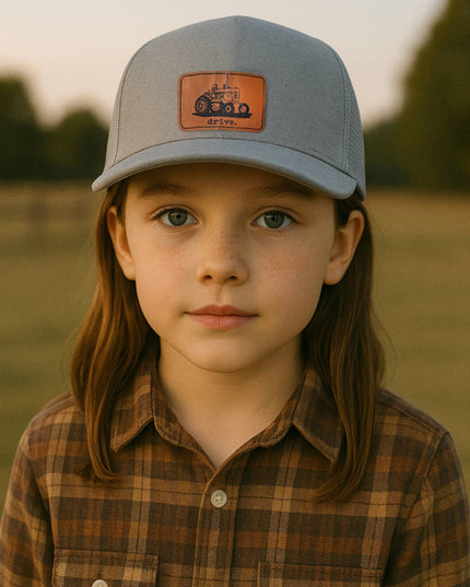 Drive Tractor Country Western Kids Trucker Hat Gift for boys