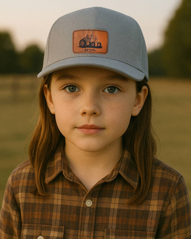 Drive Tractor Country Western Kids Trucker Hat Gift for boys