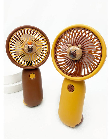 Portable Capybara Hand Fan with Stickers