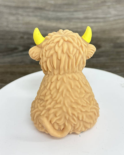 Cute Highland Cow Squishy Stress Relief Toy