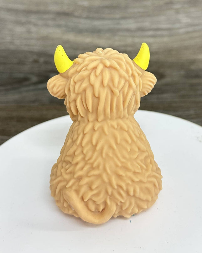 Cute Highland Cow Squishy Stress Relief Toy