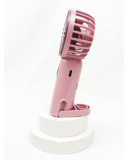 Portable Hand Fan with Pull out Stand
