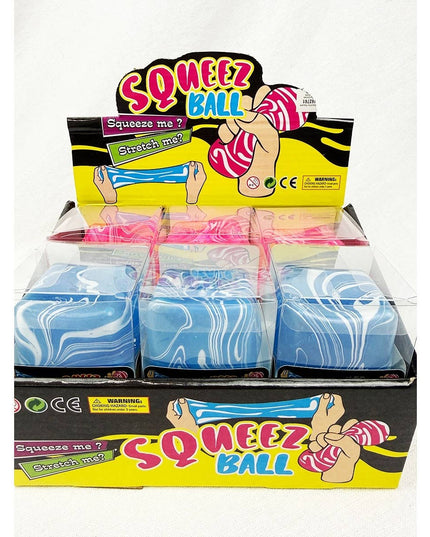 Fluid Pattern Squeeze Cube Slime