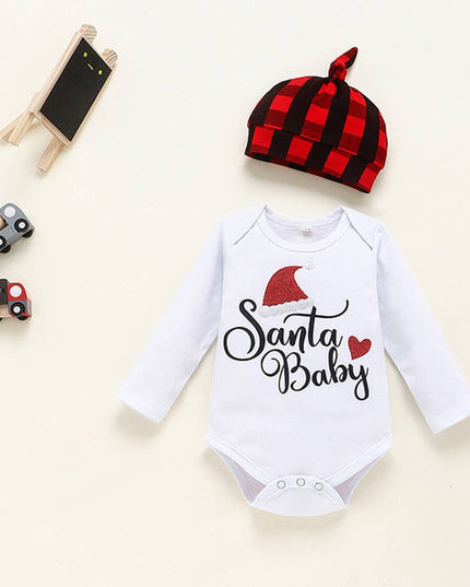 Santa Baby Cotton 3pcs Outfit