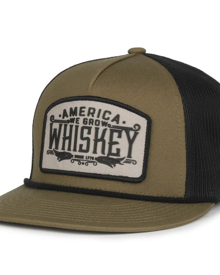 We Grow Whiskey Hat - Flat