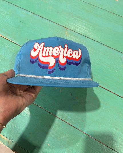 Retro America Trucker Hat | 4th Of July Hats | USA | Hats