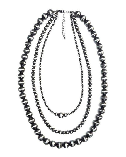 Western 3 Layered Navajo Pearl Necklace