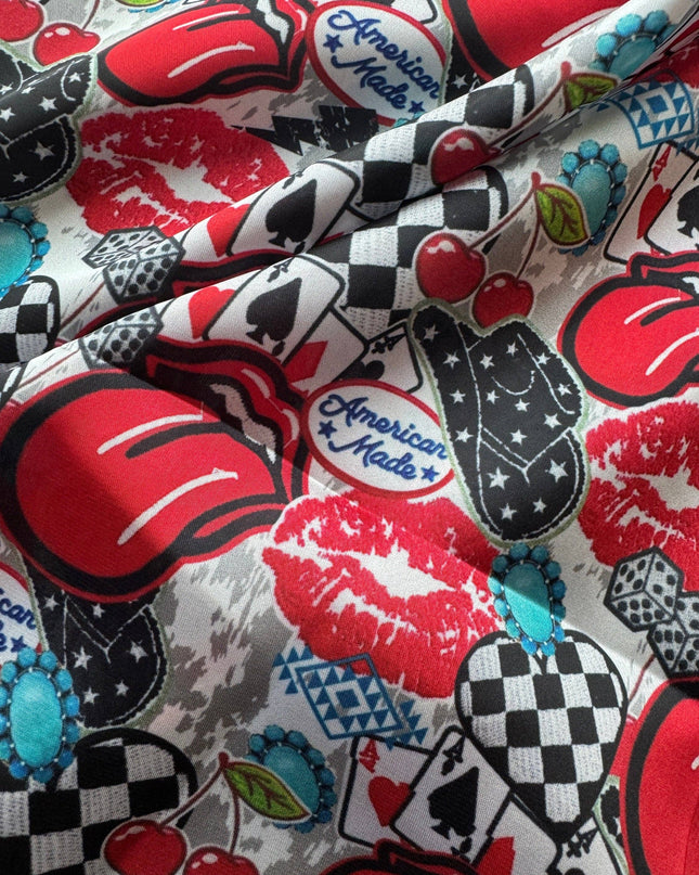 Wild Rag “American Made” truck hat patch style Cowboy Western Neck Scarf Bandanna by Double B Wild Rags