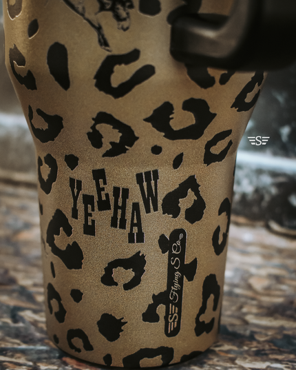 Spotted and Spurred 40oz Flip Top WashEasy™ Lid Tumbler