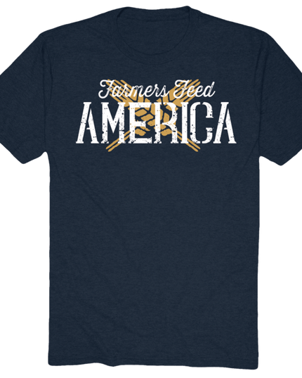 Wheat X Tee-Heather Navy