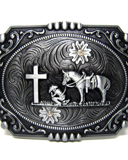 Praying Cowboy Belt Buckle 1790ATS