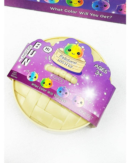 Mystery Rainbow Unicorn Dumpling Squishy with Steamer