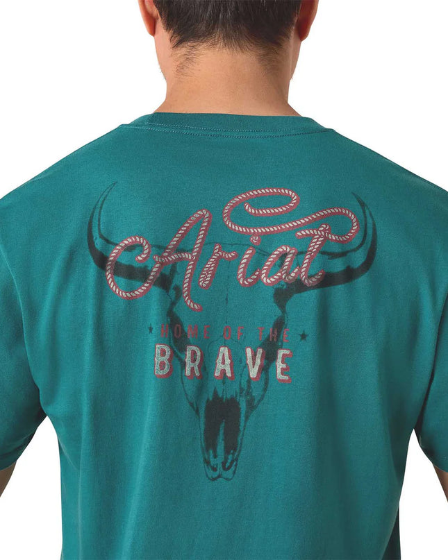 Ariat Cattle Skull Freedom SS Shirt
