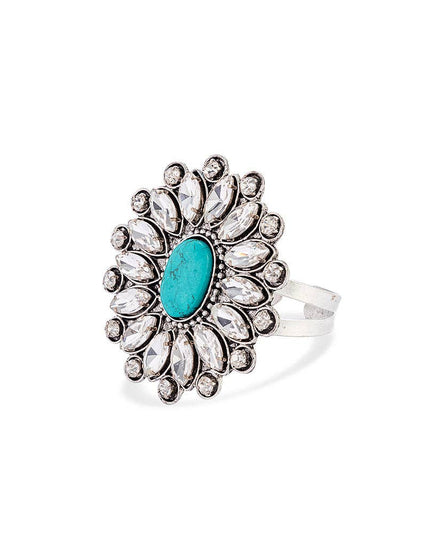 Jeweled Prairie Flower Bracelet