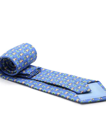 Ferrecci - Men's Business Casual Necktie & Hanky Set - CSCow