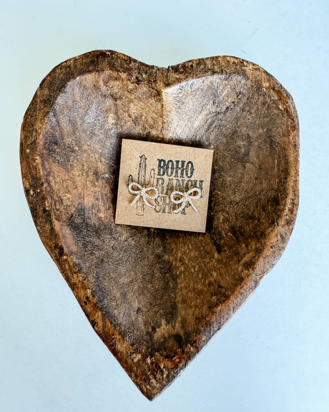 Western cut out paved Stud earrings - cowboy boots hat bow 