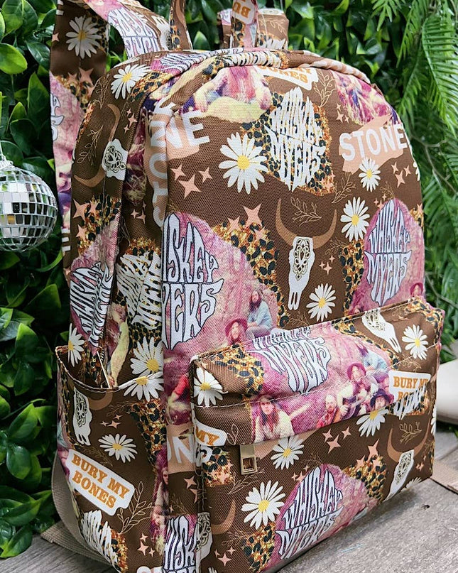 MULTI PRINTED, DAISY CHARACTER SMALL SIZE BACKPACK.