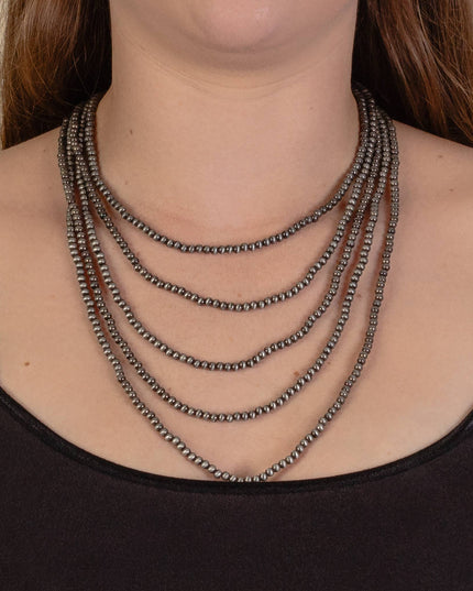 Layered Western Beaded Necklace