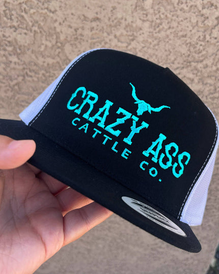 Crazy ass cattle turquoise hat