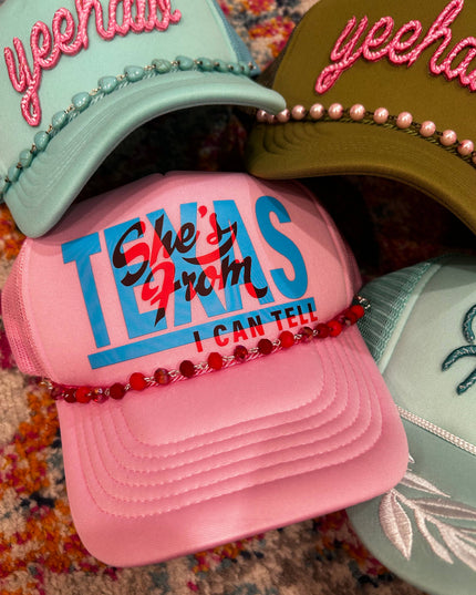 She's From Texas I Can Tell Trucker | Western Hats | Rodeo