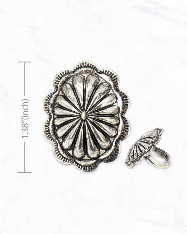 Navajo Texture Stretch Ring