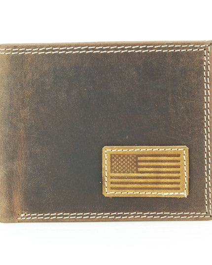 Bi-Fold Men’s Wallet with American Flag ABMW 25-2005