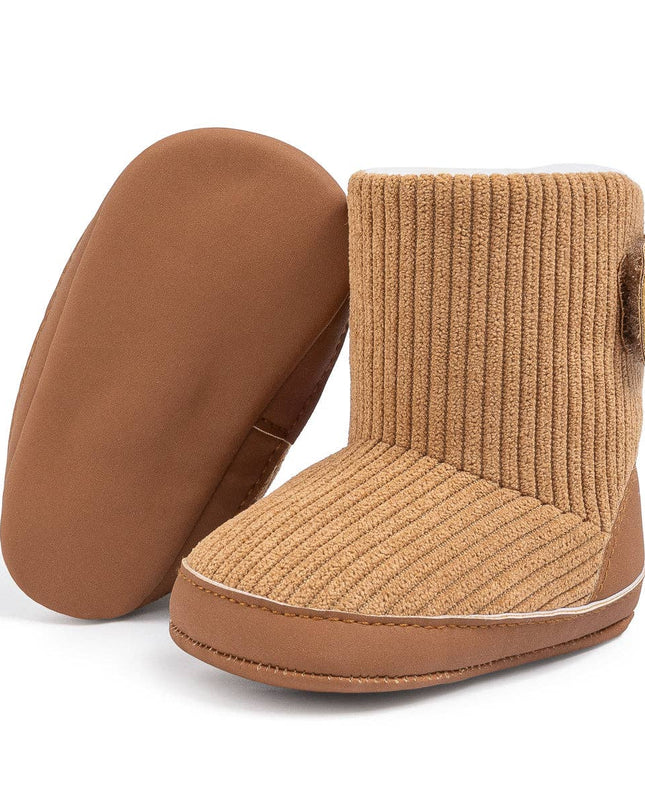Inner sherpa ribbed baby boots. CG5406