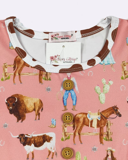 Sadie Mae Corral Girls Dress