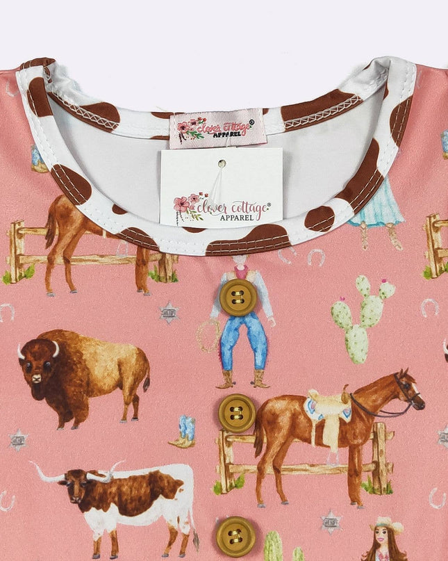 Sadie Mae Corral Girls Dress