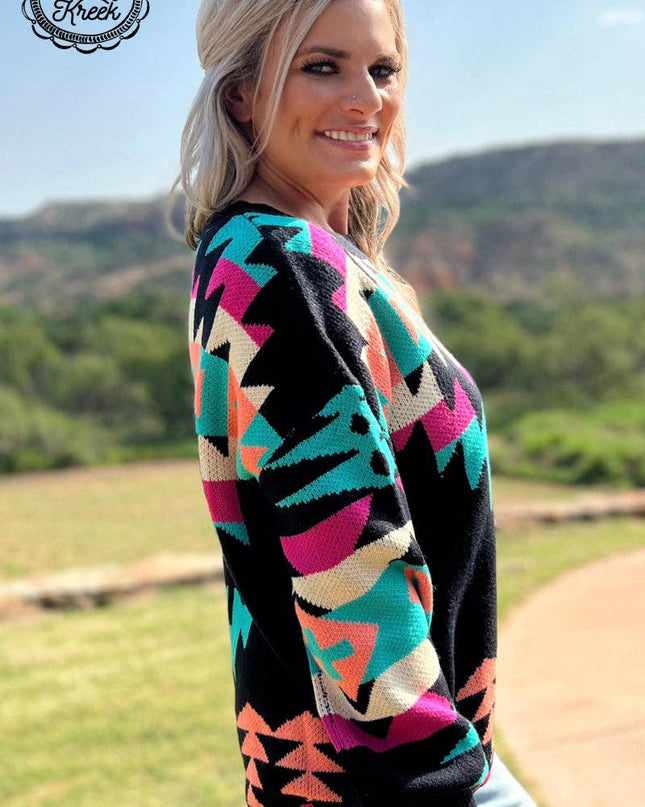 Western Lights Knit Sweater